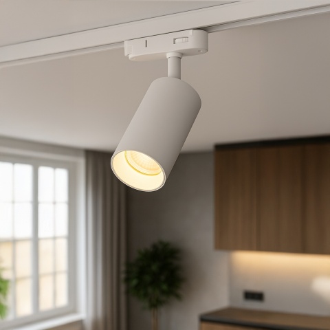 Track Spot Pipe Biały 1xGU10 3-obwodowy