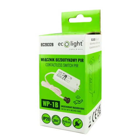 Włącznik wyłącznik bezdotykowy czujnik ruchu do LED zbliżeniowy ruch ręką