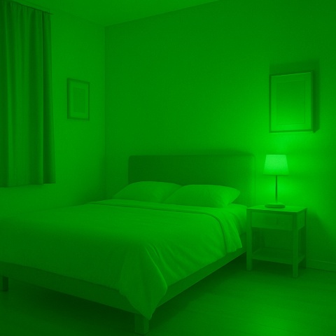 Kolorowa żarówka LED z pilotem – E27, model A60