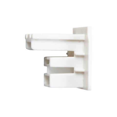 Zasilanie + Zaślepka Do Szynoprzewodu Biały 3-Obwodowy