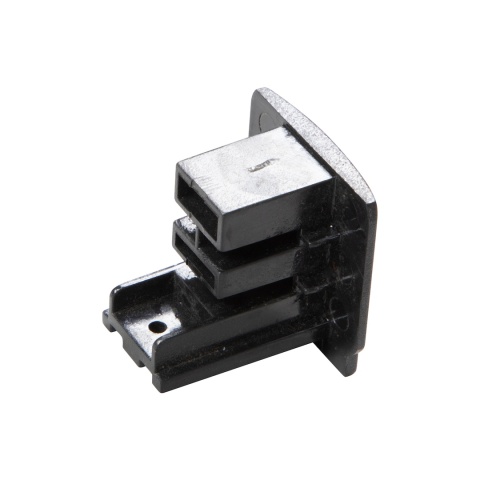 Zasilanie + Zaślepka Do Szynoprzewodu Czarny 3-Obwodowy