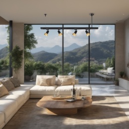 Zawiesie Prowadnica Track Czarny 3-Obwodowy