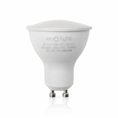 Żarówka LED GU10 5W RGB CCT ciepła neutralna zimna