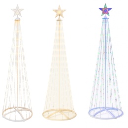 Choinka LED kolorowa RGB + Ciepła 2700K wysoka 180cm 1,8m 230V Pilot LUXA