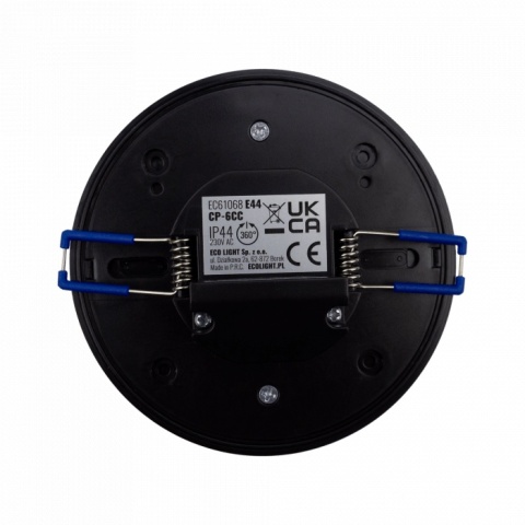 Czujnik ruchu PIR CP-6CC czarny 360°