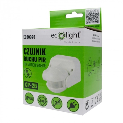 Czujnik PIR CP-2B biały 220-240 V AC