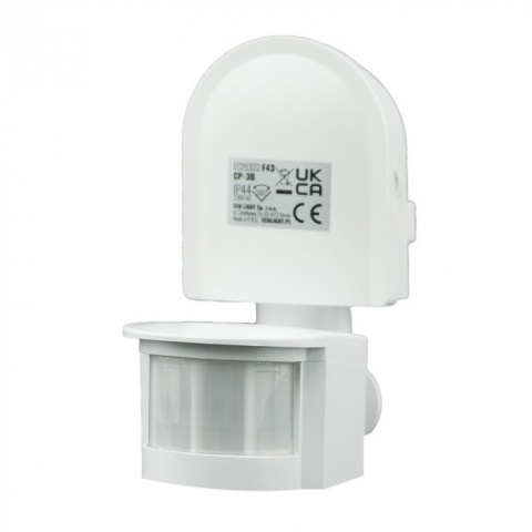 Czujnik ruchu PIR CP-3B biały natynkowy