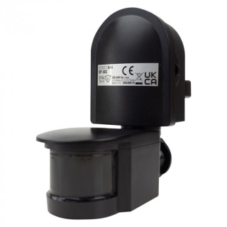 Czujnik ruchu sufitowy PIR CP-3C 300W 180° Zasieg 12m IP44 Czarny regulacja