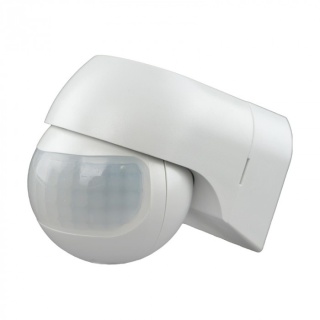 Czujnik ruchu sufitowy PIR CP-4B 400W 180° Zasieg 12m IP44 Biały regulacja