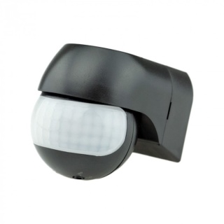Czujnik ruchu sufitowy PIR CP-4C 400W 180° Zasieg 12m IP44 Czarny regulacja