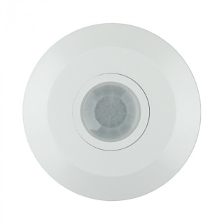 Czujnik ruchu sufitowy PIR CP-7B 1000W 360° Zasieg 8m IP44 Biały regulacja