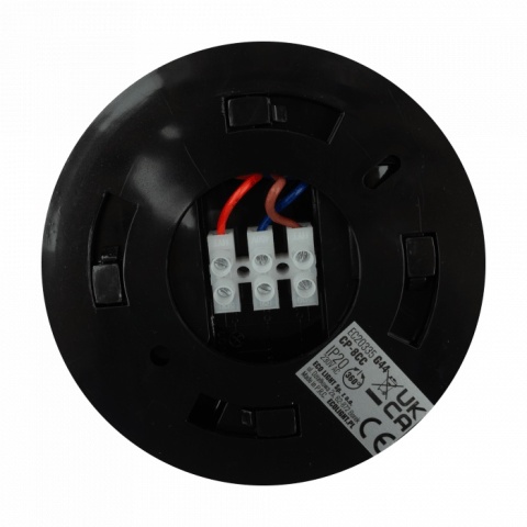 Czujnik PIR CP-8C czarny 360° zasięg 6 m