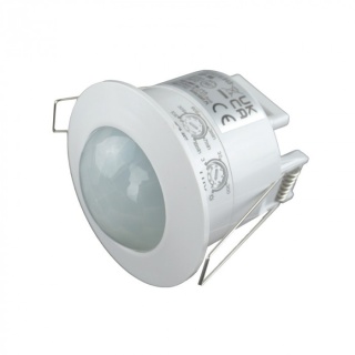 Czujnik ruchu sufitowy PIR CP-9B 600W 360° Zasieg 6m IP44 Biały regulacja