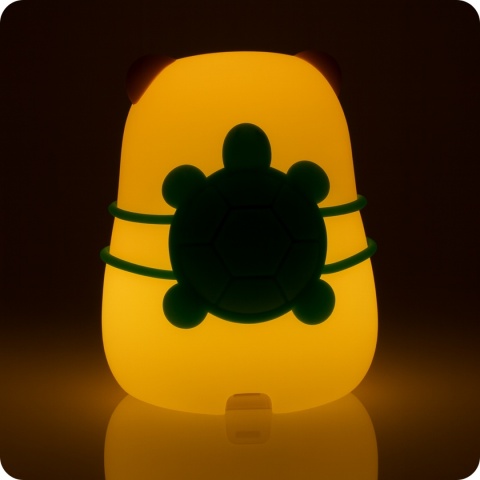 Lampka Nocna „Kapibara Turyściara" LED RGB 2.5 W dla dziecka na prezent