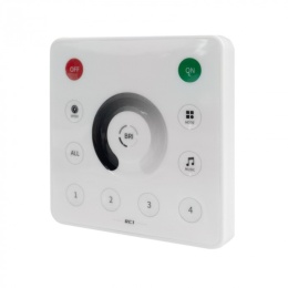 Pilot naścienny 4-strefowy Mono RF do sterownika LED IC SD-1 biały Ecolight