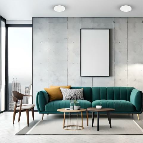 Plafon MAQ okrągły 18W 1850lm Biały Zmiana barwy światła 3000K 4000K 6500K