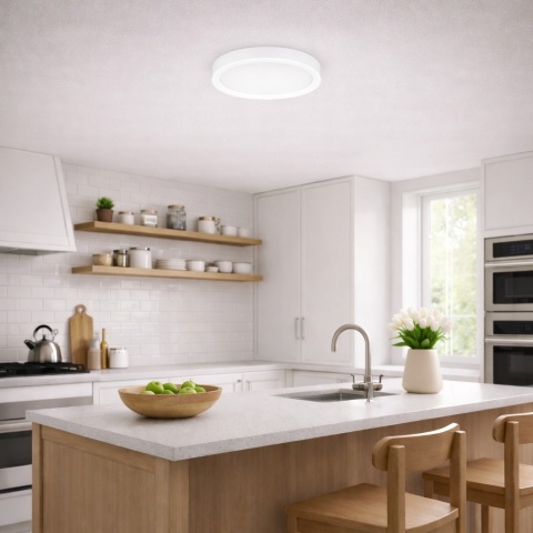 Plafon MAQ okrągły 24W 2500lm Biały Zmiana barwy światła 3000K 4000K 6500K