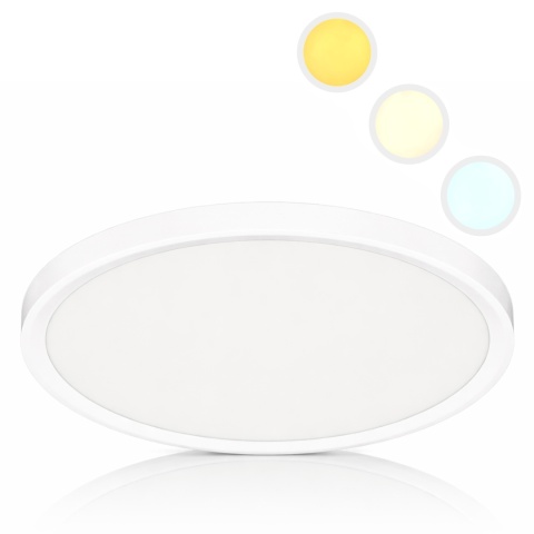 Plafon MAQ okrągły 50W 5400lm Biały Zmiana barwy światła 3000K 4000K 6500K