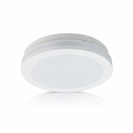 Plafon hermetyczny Marlon 12W 4000K Biały IP54 Szybki montaż Łazienka 18CM