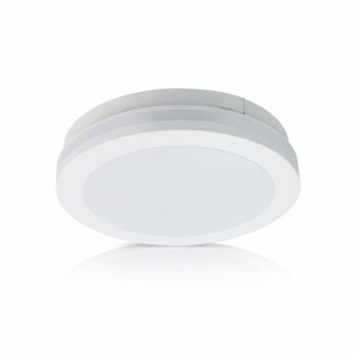 Plafon hermetyczny Marlon 12W 4000K Biały IP54 Szybki montaż Łazienka 18CM