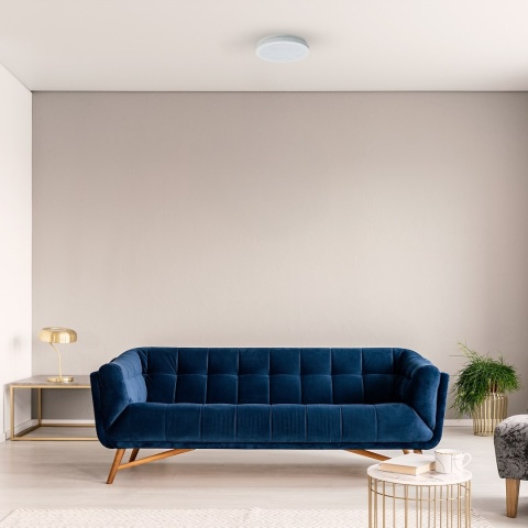 Plafon hermetyczny Marlon 12W 4000K Biały IP54 Szybki montaż Łazienka 18CM