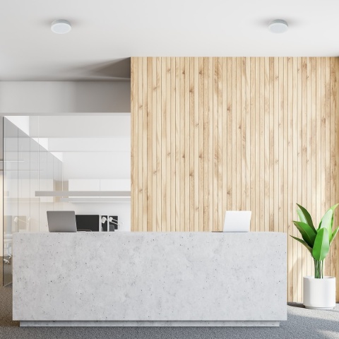 Plafon hermetyczny Marlon 36W 4000K Biały IP54 Szybki montaż Łazienka 30CM