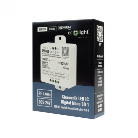 Sterownik LED WiFi Bluetooth Funkcja Muzyczna RF 12A 288W 5-24V PREMIUM