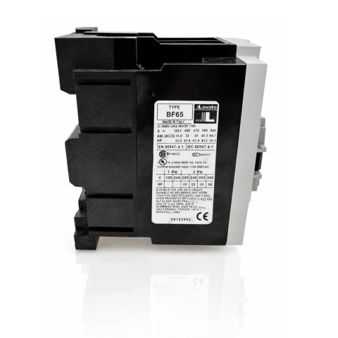 Stycznik 4-polowy LOVATO 110A AC-1 cewka 230V 50/60Hz 11BF6540230