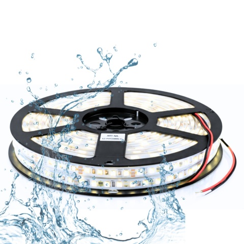 Taśma LED SMD 25m 4,8W/m 4000K Neutralna 12V IP63 300lm/m Hermetyczna