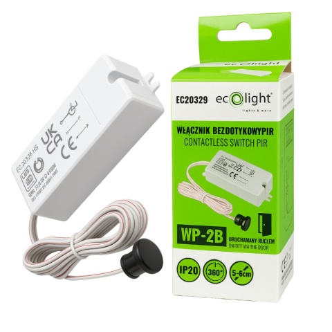 Bezdotykowy włącznik LED uruchamiany ruchem drzwi