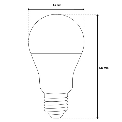 Żarówka LED E27 A65 15W 1500lm RGB CCT Ściemnialna TUYA WiFi SMART LUMILED