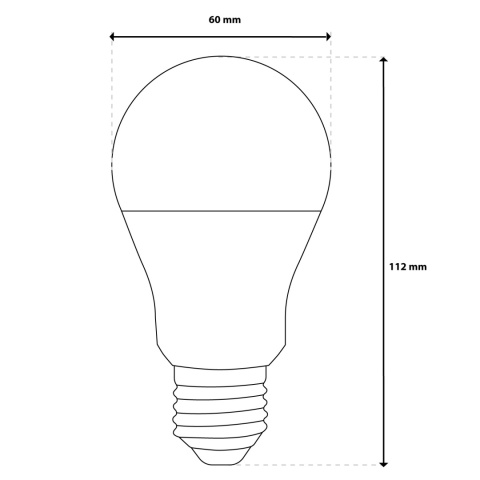 6x ŻARÓWKA ENERGOOSZCZĘDNA LED E27 10W = 75W 4000K NEUTRALNA A60 LUMILED