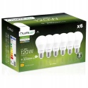 Zestaw 6 żarówek LED E27 15 W 3000 K ciepła barwa