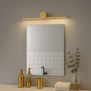Kinkiet Artist Złoty 6W LED 40cm