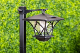 Lampa Solarna Ogrodowa LED RIBES Latarnia Zewnętrzna 150cm