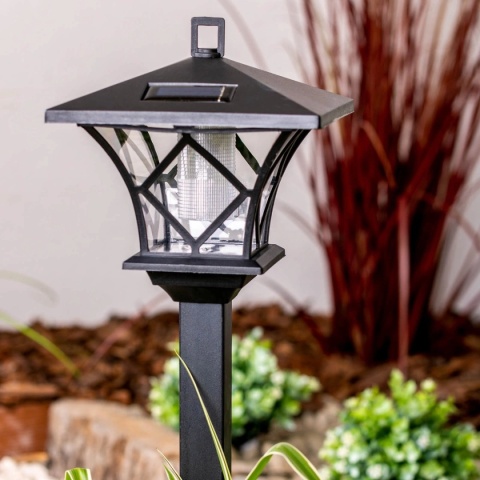 Lampa Solarna Ogrodowa LED RIBES Latarnia Zewnętrzna 150cm