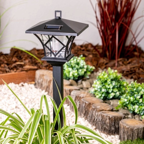 Lampa Solarna Ogrodowa LED RIBES Latarnia Zewnętrzna 150cm