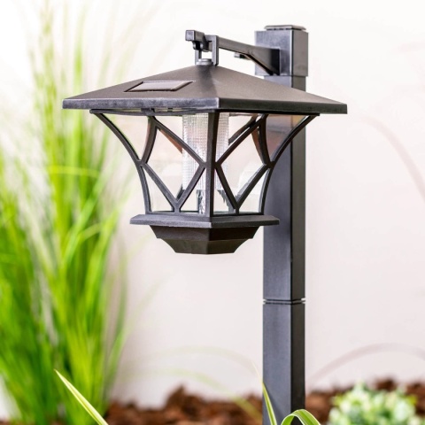 Lampa Solarna Ogrodowa LED RIBES Latarnia Zewnętrzna 150cm