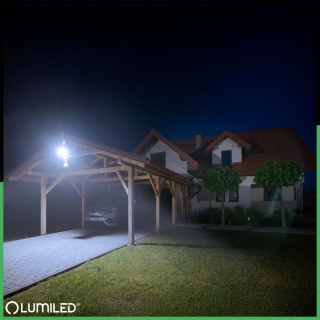 Naświetlacz Halogen LED 50W 4500lm Czujnik Ruchu 6500K Garaż Ogród
