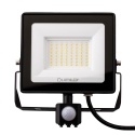 Nowoczesny naświetlacz LED 50 W 4500 lm z czujnikiem PIR