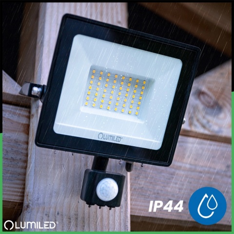 Naświetlacz LED 50 W 6500 K do elewacji, ogrodu i garażu