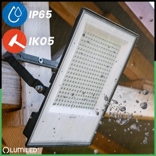 Naświetlacz LED 200W 4000K 22000lm IP65 Garaż Ogród Wodoodporny BRIGHT LENS