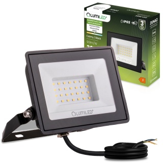 Naświetlacz LED 30W 2700lm 4000K IP65 Budowlany SMD Lampa Elewacyjna ZUNA2