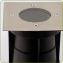 Oprawa najazdowa do LED GU10 kwadrat IP67 230V Podjazd Parking do YKY 3x1,5