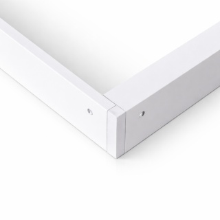 Ramka natynkowa 60x60 cm 600x600 mm do paneli LED zatrzaskowa biała 44mm