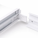 Ramka natynkowa 60x60 cm 600x600 mm do paneli LED zatrzaskowa biała 44mm