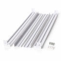 Ramka natynkowa 60x60 cm 600x600 mm do paneli LED zatrzaskowa biała 44mm