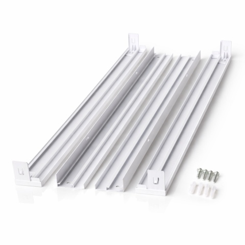 Ramka natynkowa 60x60 cm 600x600 mm do paneli LED zatrzaskowa biała 44mm