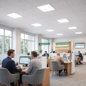 Ramka natynkowa 60x60 cm 600x600 mm do paneli LED zatrzaskowa biała 44mm