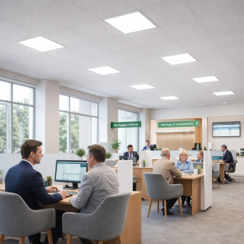 Ramka natynkowa 60x60 cm 600x600 mm do paneli LED zatrzaskowa biała 44mm